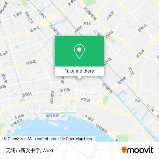 无锡市新安中学 map