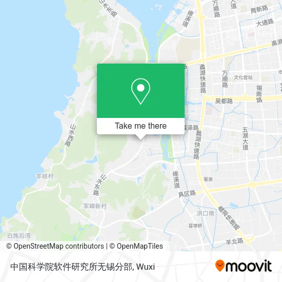 中国科学院软件研究所无锡分部 map