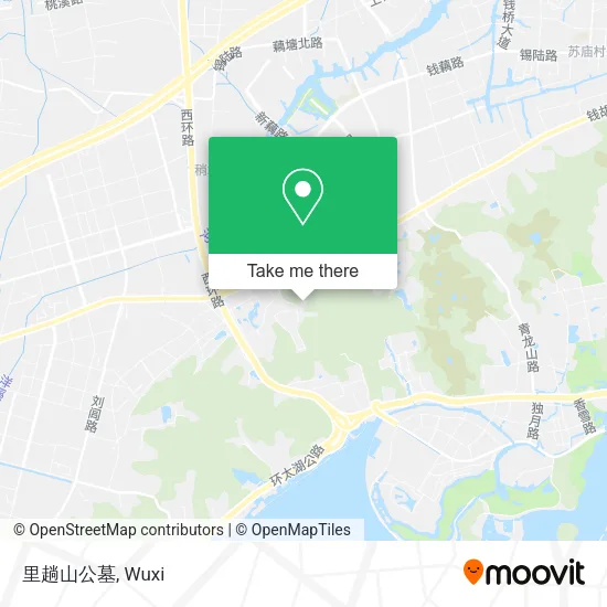 里趟山公墓 map