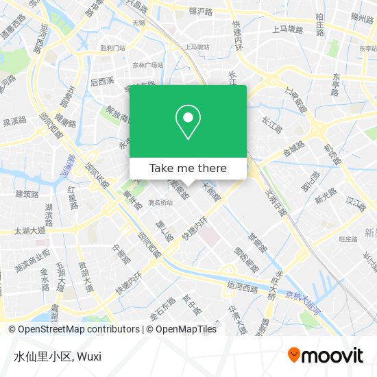 水仙里小区 map