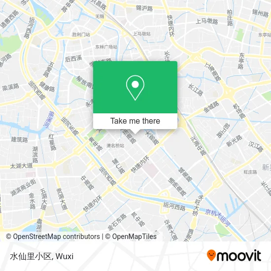 水仙里小区 map