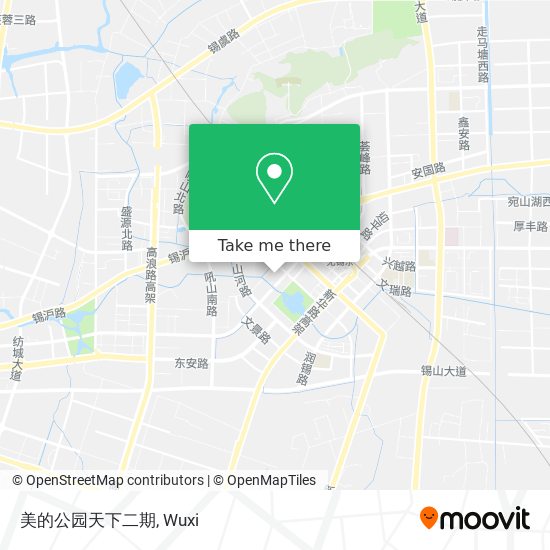 美的公园天下二期 map