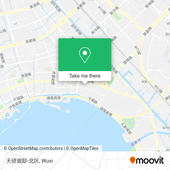 天骄观邸-北区 map