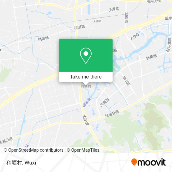 稍塘村 map