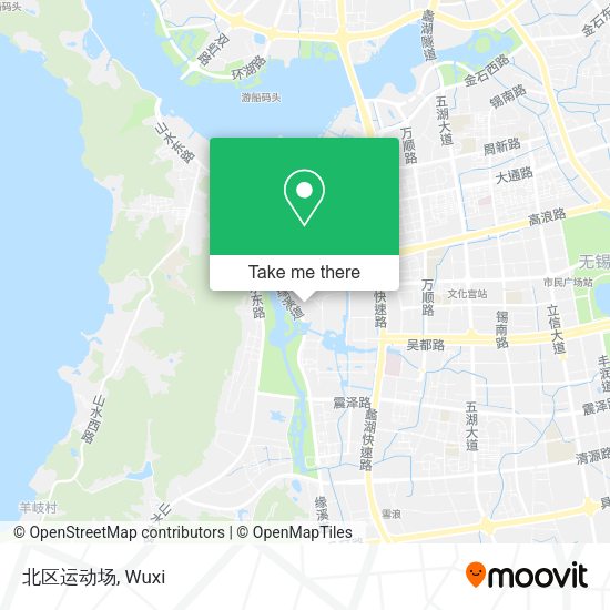 北区运动场 map