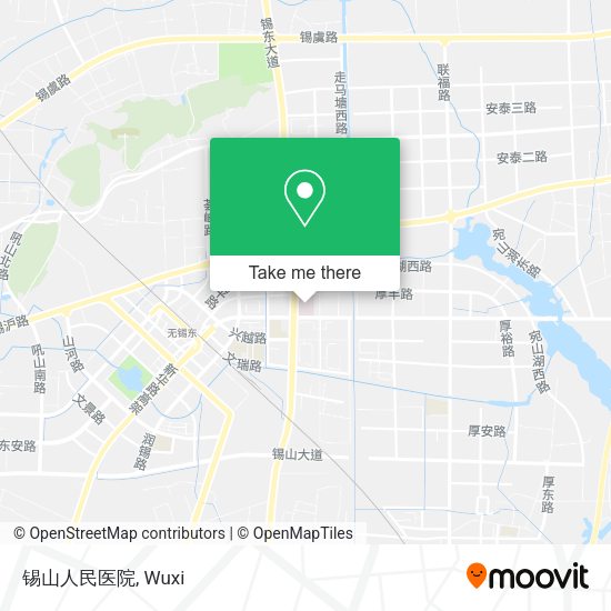 锡山人民医院 map