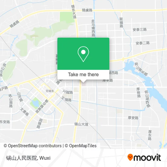 锡山人民医院 map