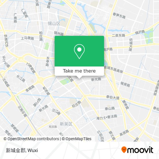 新城金郡 map