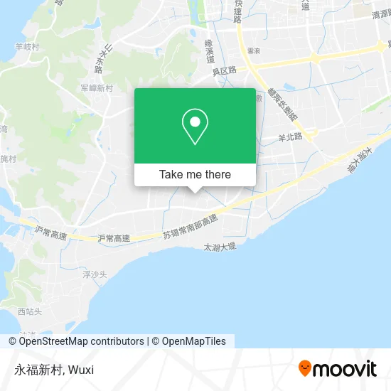 永福新村 map