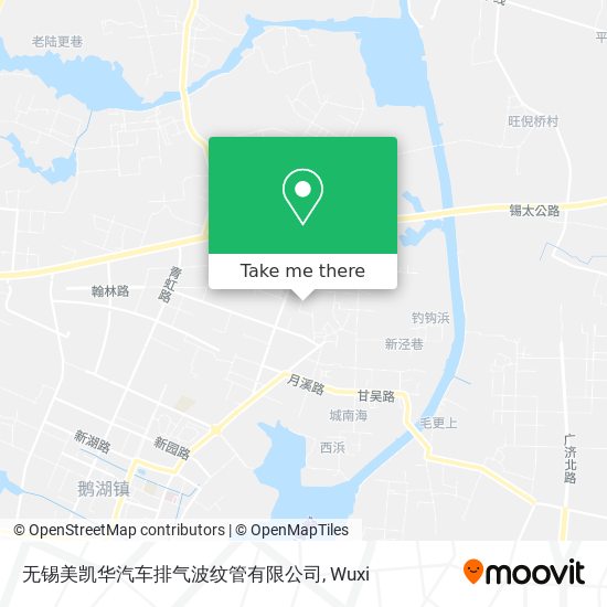 无锡美凯华汽车排气波纹管有限公司 map