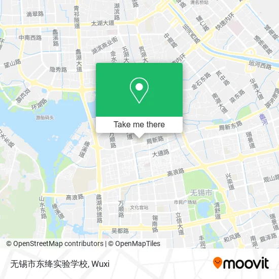 无锡市东绛实验学校 map