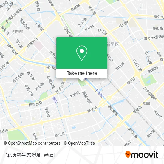 梁塘河生态湿地 map