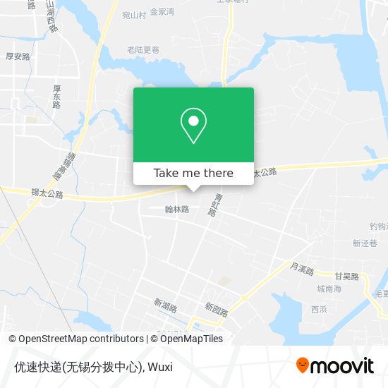 优速快递(无锡分拨中心) map