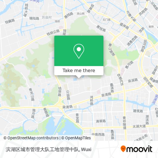 滨湖区城市管理大队工地管理中队 map