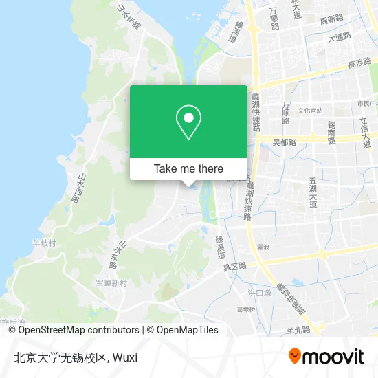 北京大学无锡校区 map