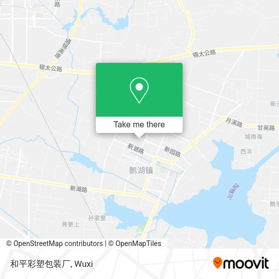 和平彩塑包装厂 map