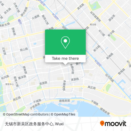 无锡市新吴区政务服务中心 map