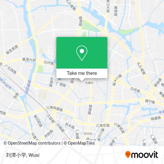 刘潭小学 map