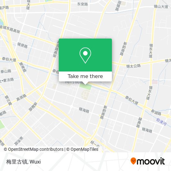 梅里古镇 map
