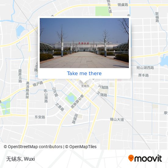 无锡东 map
