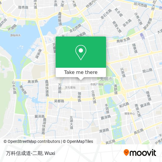 万科信成道-二期 map