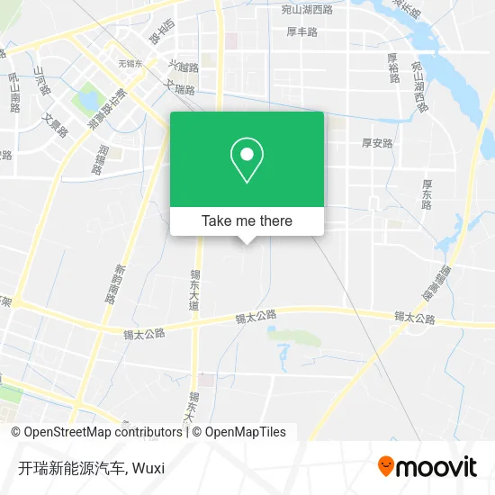 开瑞新能源汽车 map