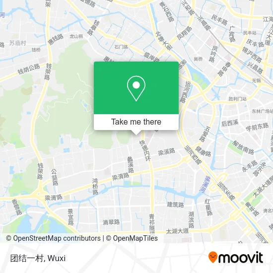 团结一村 map