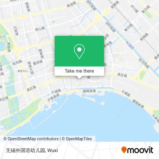 无锡外国语幼儿园 map