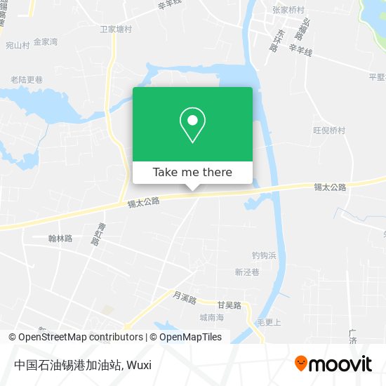 中国石油锡港加油站 map