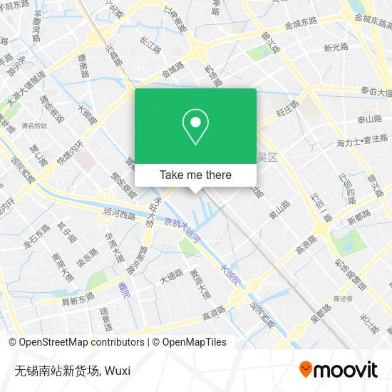 无锡南站新货场 map