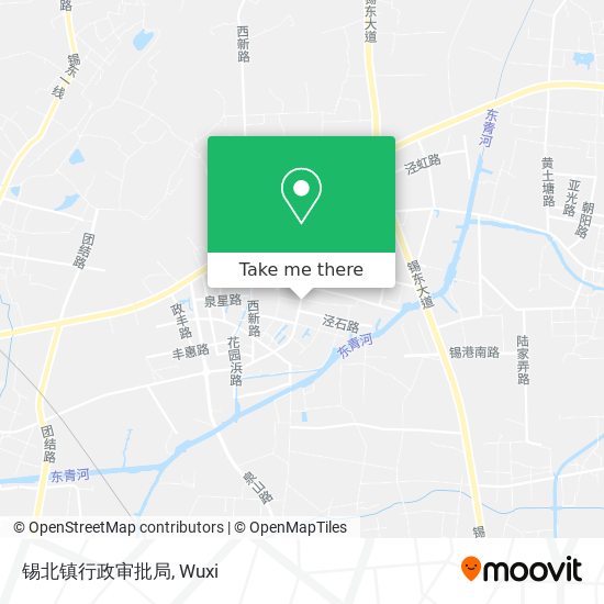 锡北镇行政审批局 map
