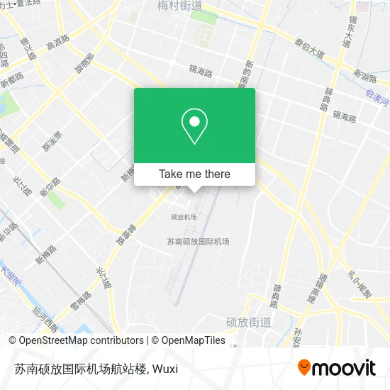 苏南硕放国际机场航站楼 map