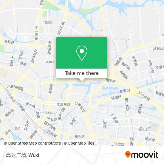 高达广场 map