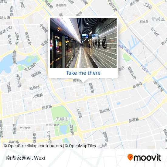 南湖家园站 map