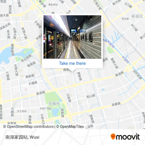 南湖家园站 map