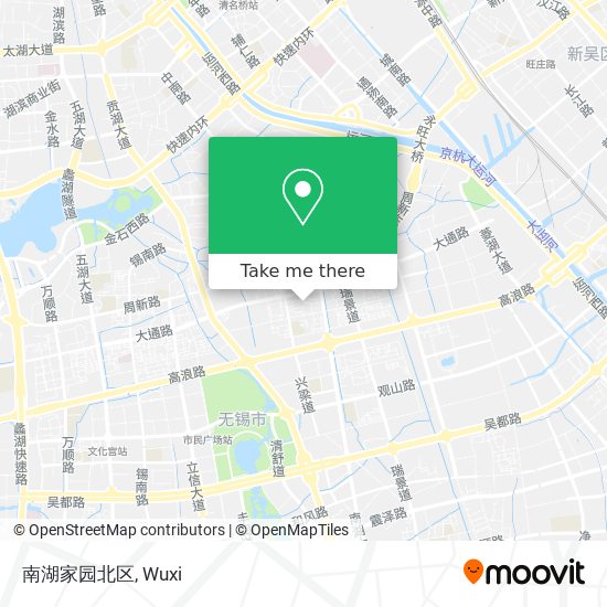 南湖家园北区 map