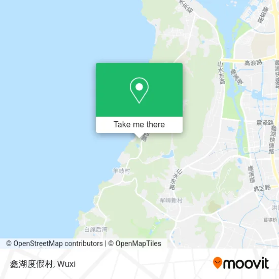 鑫湖度假村 map