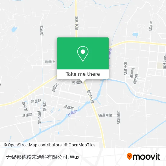 无锡邦德粉末涂料有限公司 map