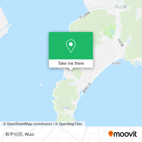 和平社区 map