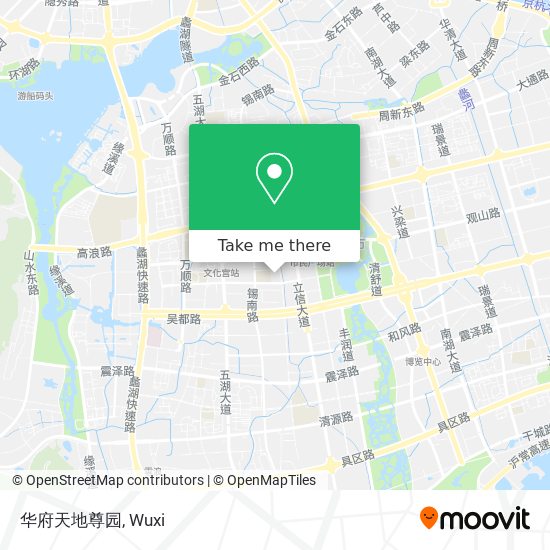 华府天地尊园 map