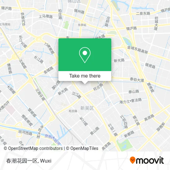 春潮花园一区 map