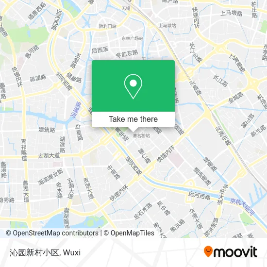 沁园新村小区 map