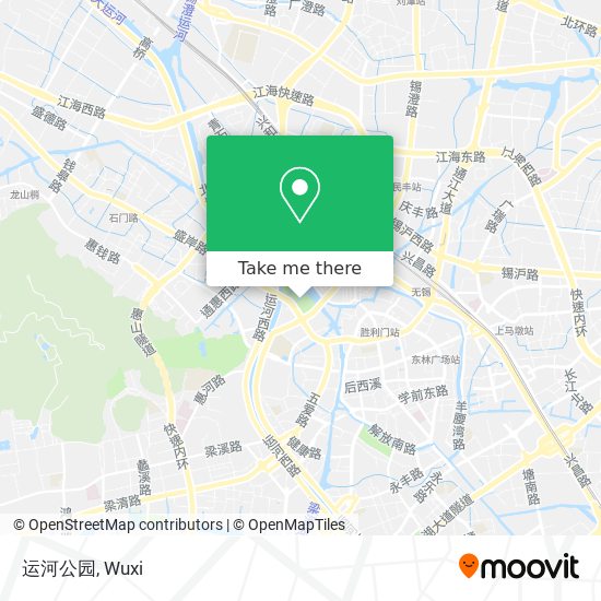 运河公园 map