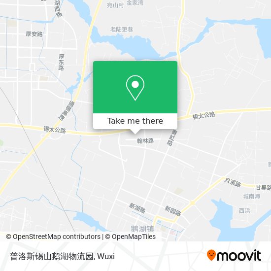 普洛斯锡山鹅湖物流园 map