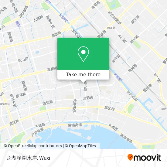 龙湖净湖水岸 map