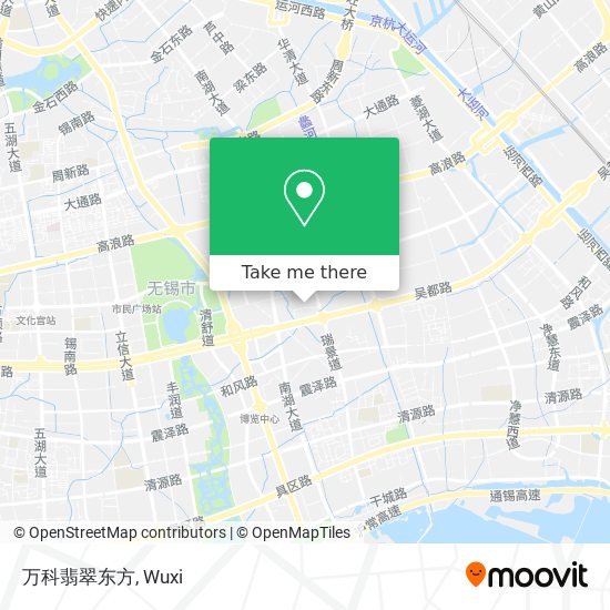 万科翡翠东方 map