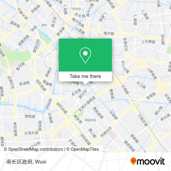 南长区政府 map