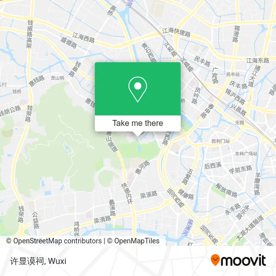 许显谟祠 map