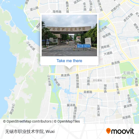 无锡市职业技术学院 map