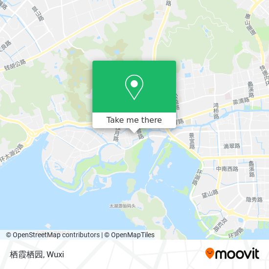 栖霞栖园 map